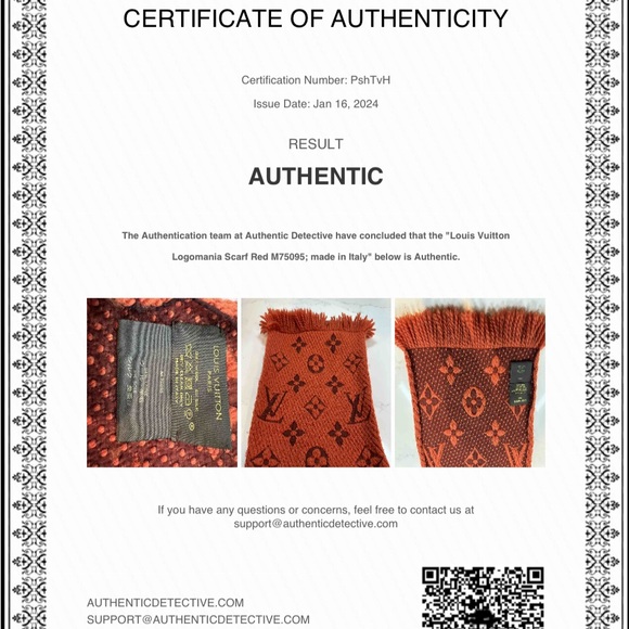 Louis Vuitton Logomania Scarf M75095 - Picture 2 of 10